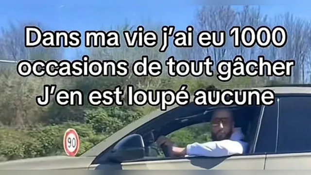 Carte meme Dans ma vie j'ai eu 1000 occasions de tout gâcher, rareté commune