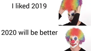 2020 Will Be Better meme card, common rarity
