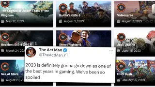 2023 Is the Greatest Year for Video Games meme card, common rarity