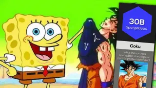 Carte meme 30 Billion SpongeBobs vs. Goku, rareté commune