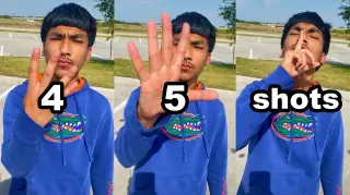 4 5 Shots meme card, common rarity