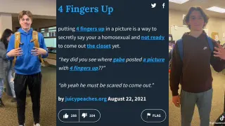 4 Fingers Up meme card, epic rarity