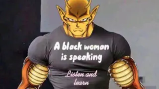 Carte meme A Black Woman Is Speaking, Listen and Learn, rareté commune