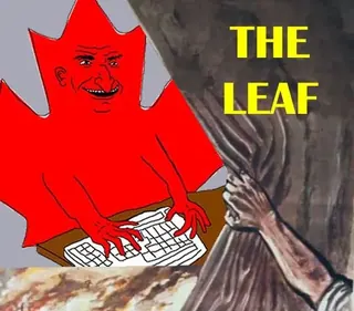 A Fucking Leaf meme card, common rarity