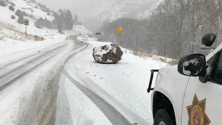 A Large Boulder the Size of a Small Boulder meme card, common rarity