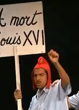 Carte meme À mort Louis « Croix V Bâton », rareté épique