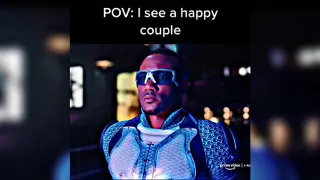 A-Train POV: I See A Happy Couple meme card, rare rarity