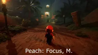 AAA Mario / Focus, M meme card, rare rarity