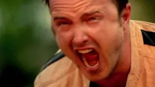 Aaron Paul Screaming meme card, rare rarity