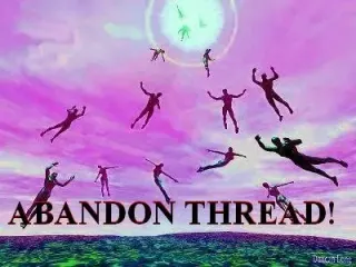 Abandon Thread meme card, rare rarity