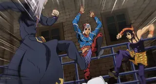 Abbacchio Joins the Kicking meme card, rare rarity