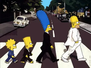 Carte meme Abbey Road Parodies, rareté commune