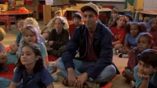 Adam Sandler Sitting With Kids (Billy Madison) meme card, common rarity