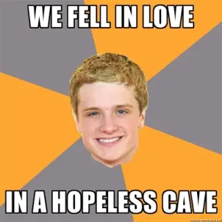 Advice Peeta meme card, rare rarity