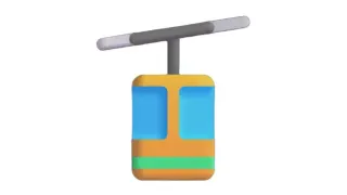 Aerial Tramway Emoji meme card, common rarity