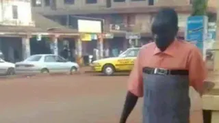 African Man in High Pants meme card, common rarity