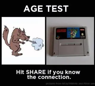 Age Test meme card, rare rarity