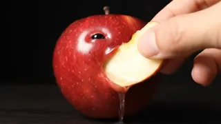 AI Fruits Eating Themselves / Niche Fruit meme card, common rarity