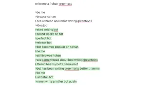 Carte meme AI-Generated Greentexts, rareté rare