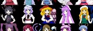 AI-Generated Touhou meme card, common rarity
