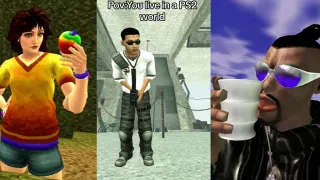 AI PS2 Filter meme card, rare rarity