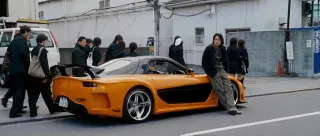 AI Tokyo Drift / Han Car Scene Edits meme card, common rarity