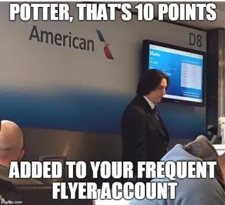 Carte meme Airport Snape, rareté commune