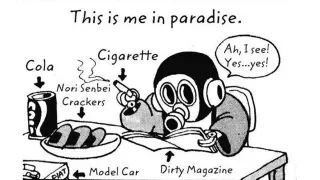 Akira Toriyama's "This is me in paradise." meme card, common rarity