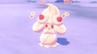 Alcremie meme card, common rarity