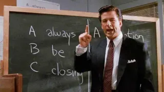 Alec Baldwin's Glengarry Glen Ross Scene meme card, common rarity