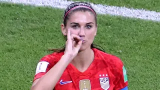 Alex Morgan's Goal Celebration meme card, common rarity