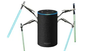 Alexa, Intruder Alert meme card, rare rarity