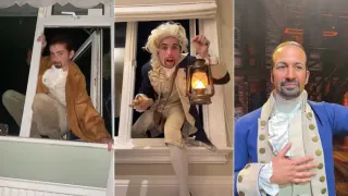 "Alexander Come Back to Sleep" Trend / Hamilton Window Trend meme card, common rarity