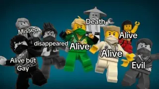 Carte meme Alive But Gay / Ninjago Then vs. Now, rareté commune