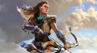Aloy (Horizon Zero Dawn) meme card, rare rarity