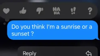 Am I a Sunrise or Sunset? (TikTok) meme card, common rarity