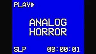 Analog Horror meme card, rare rarity
