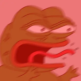 Angry Pepe meme card, epic rarity