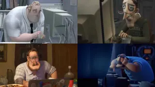 Animated Dads on Computers meme card, common rarity