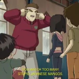 Animu and Mango meme card, rare rarity