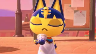 Carte meme Ankha, rareté rare