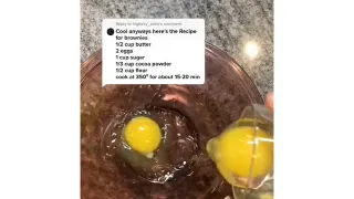Anyway, Here's The Recipe For Brownies meme card, common rarity