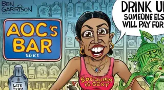 AOC's Bar meme card, rare rarity