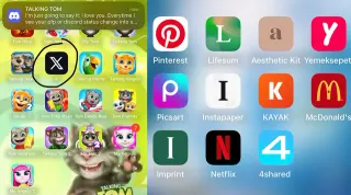 App Logo Parodies / My Twitter Automatically Updated meme card, common rarity