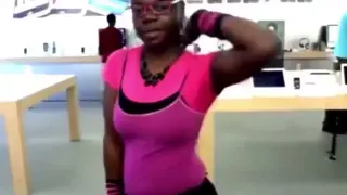 Apple Store Girl / Apple Store Queen meme card, common rarity