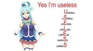 Carte meme Aqua Is Useless, rareté commune