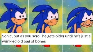 Carte meme As You Scroll, He / She Gets Older, rareté commune