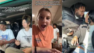 "B-Word" Challenge / Seeing How My Boyfriend Would Call Me the "B Word" meme card, common rarity