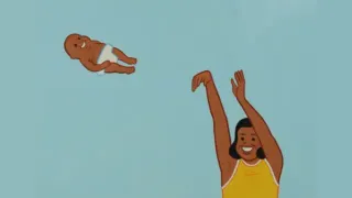 Baby Yeet meme card, rare rarity