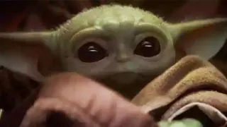 Baby Yoda / Grogu meme card, rare rarity